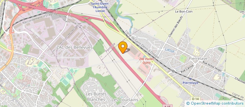 localisation de l'entreprise MONSIEUR SONY WINTERSTEIN à PIERRELAYE