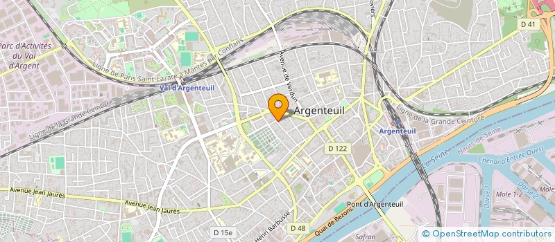 localisation de l'entreprise MONSIEUR SOOCRAMANIEN MOOTOOVEEREN à ARGENTEUIL