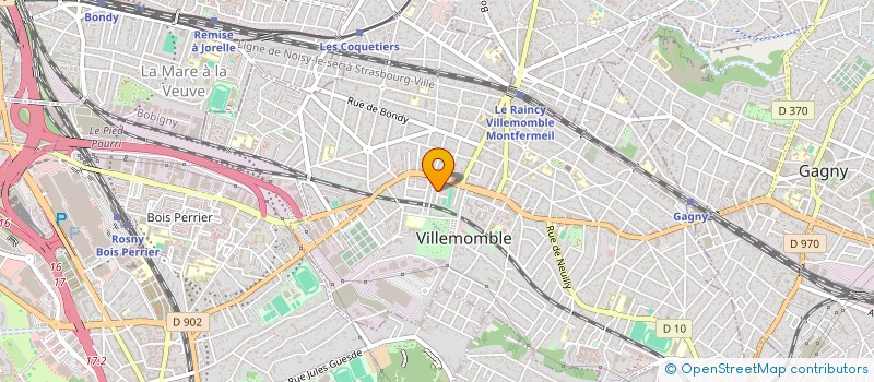 localisation de l'entreprise MONSIEUR SOORYA RAJ KIZHAKKEVEETTIL RAJAN  VILLEMOMBLE