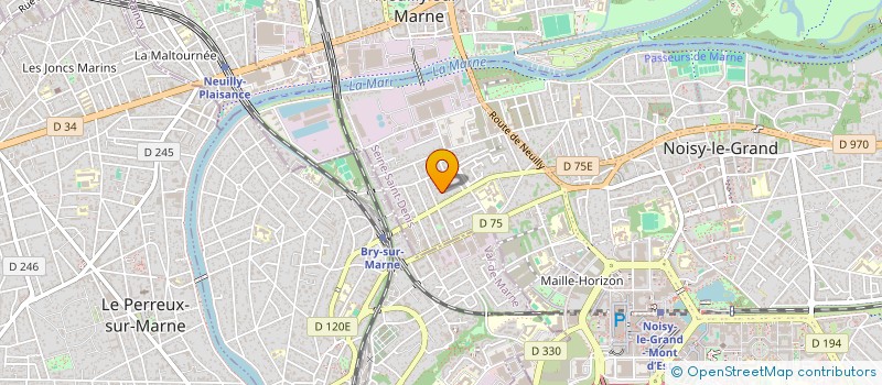 localisation de l'entreprise MONSIEUR SOOVEENDRAY RAMSAMY à NOISY-LE-GRAND