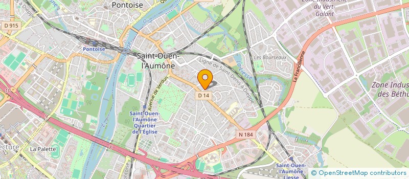 localisation de l'entreprise MONSIEUR SOP YANG  SAINT-OUEN-L'AUMONE