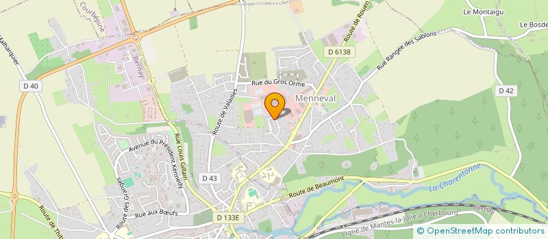 localisation de l'entreprise MONSIEUR SOPHANA CHIV  MENNEVAL