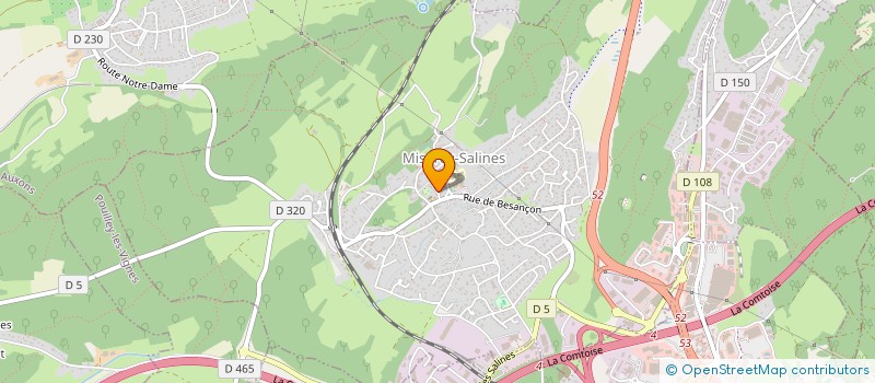 localisation de l'entreprise MONSIEUR SOPHEON CHREB  MISEREY-SALINES