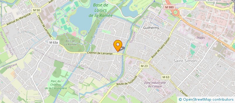 localisation de l'entreprise MONSIEUR SOPHIAN ABID  TOURNEFEUILLE