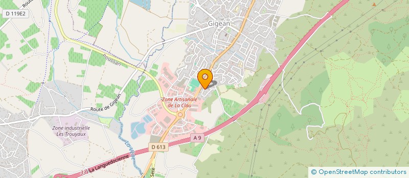 localisation de l'entreprise MONSIEUR SOPHIAN BENLEBNA  GIGEAN