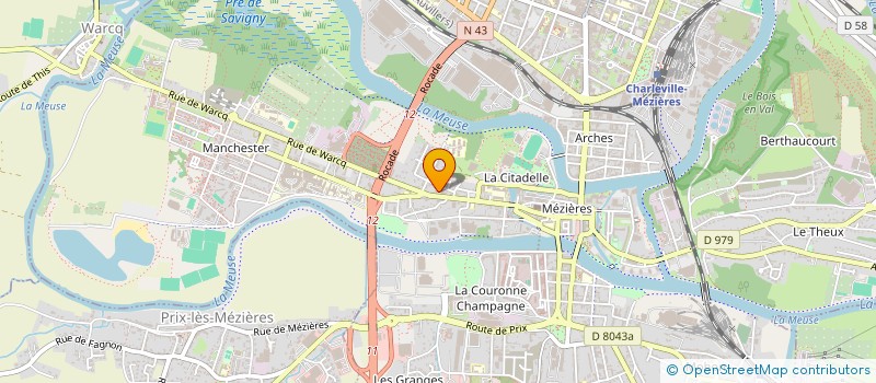 localisation de l'entreprise MONSIEUR SOPHIAN DICHOU  CHARLEVILLE-MEZIERES