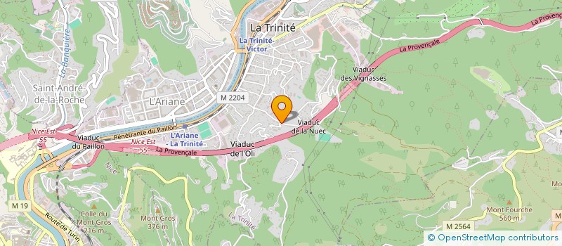 localisation de l'entreprise MONSIEUR SOPHIAN M'BAREK à LA TRINITE