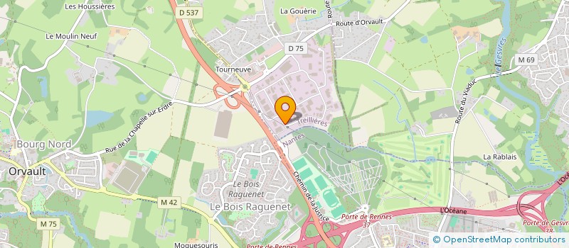 localisation de l'entreprise MONSIEUR SOPHIAN MARTINS DE ARAUJO à TREILLIERES