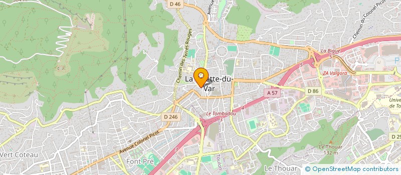 localisation de l'entreprise MONSIEUR SOPHIAN OUTILI à LA VALETTE-DU-VAR