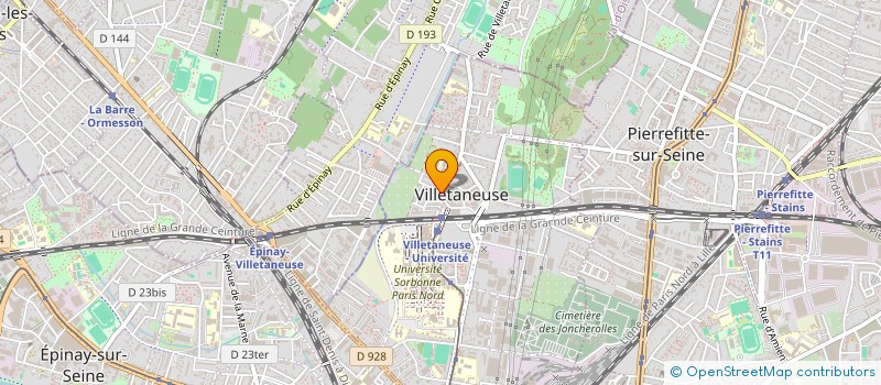 localisation de l'entreprise MONSIEUR SOPHIANE BABID  VILLETANEUSE