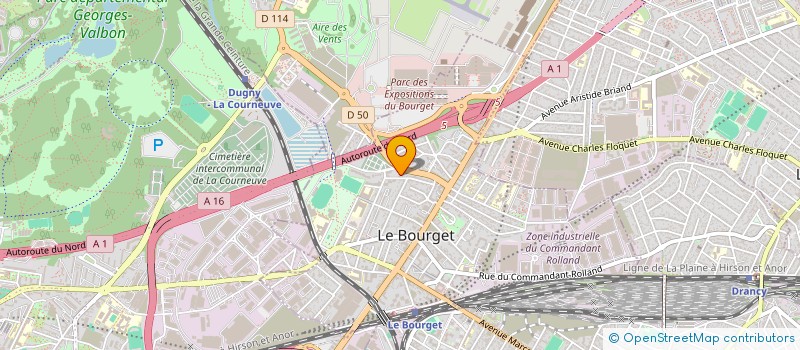 localisation de l'entreprise MONSIEUR SOPHIANE BELAROUSSI à LE BOURGET