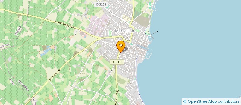 localisation de l'entreprise MONSIEUR SOPHIANE BENOUAR à MARSEILLAN