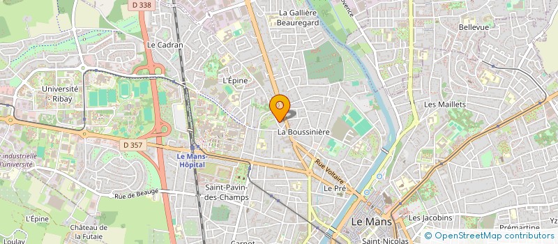 localisation de l'entreprise MONSIEUR SOPHIANE BIADA  LE MANS