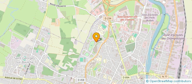 localisation de l'entreprise MONSIEUR SOPHIANE BOUSSOUF à AUXERRE