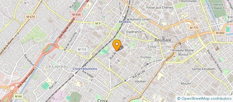 localisation de l'entreprise MONSIEUR SOPHIANE DALI  ROUBAIX