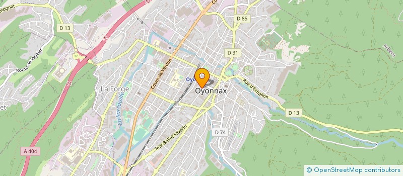 localisation de l'entreprise MONSIEUR SOPHIANE DJELLOUL à OYONNAX