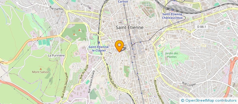 localisation de l'entreprise MONSIEUR SOPHIANE HADJ-MEBAREK  SAINT-ETIENNE