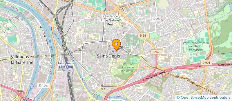 localisation de l'entreprise MONSIEUR SOPHIANE KDYA  PANTIN