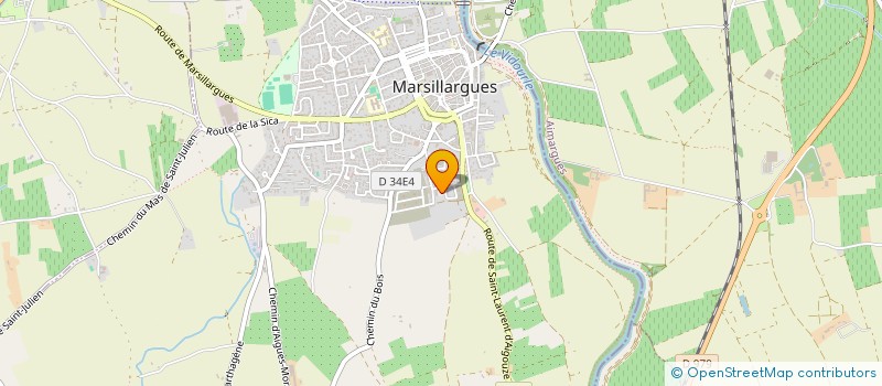 localisation de l'entreprise MONSIEUR SOPHIANE KENTASSE  MARSILLARGUES