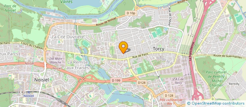 localisation de l'entreprise MONSIEUR SOPHIANE LEBAZDA  TORCY