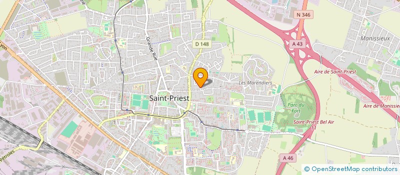 localisation de l'entreprise MONSIEUR SOPHIANE LOUNAS  ST PRIEST