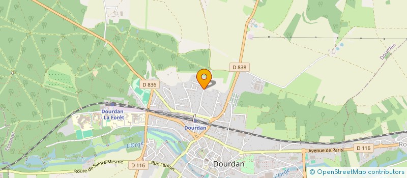 localisation de l'entreprise MONSIEUR SOPHIANE RAFFIN à DOURDAN