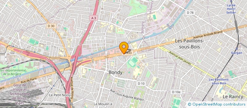 localisation de l'entreprise MONSIEUR SOPHIANE ROUAI  BONDY