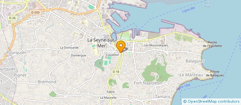 localisation de l'entreprise MONSIEUR SOPHIANE TAIEB à LA SEYNE-SUR-MER