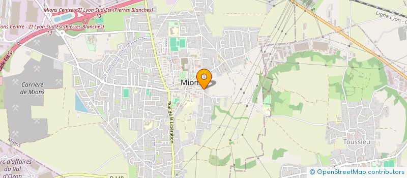 localisation de l'entreprise MONSIEUR SOPHIANE TOUIL  MIONS