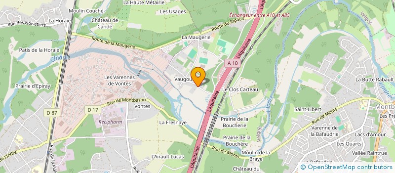 localisation de l'entreprise MONSIEUR SOPHIANE ZAIDI  VEIGNE