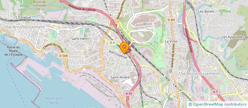 localisation de l'entreprise MONSIEUR SOPHIE COMBELAS  MARSEILLE