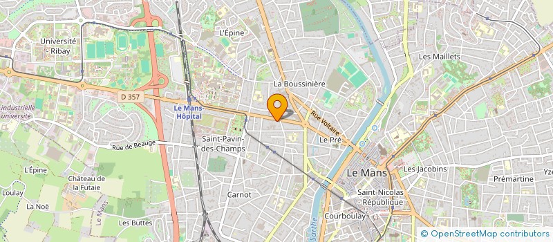 localisation de l'entreprise MONSIEUR SOPHIE FAKIS  LE MANS