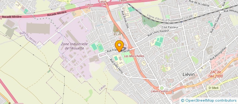 localisation de l'entreprise MONSIEUR SOPHIE FLEURET  LIEVIN