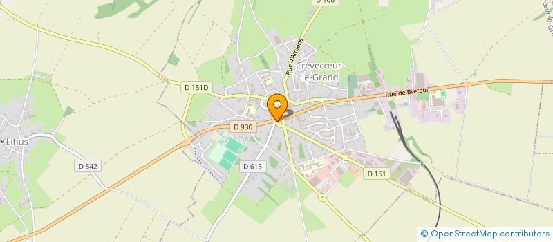 localisation de l'entreprise MONSIEUR SOPHIE VIGNAULT  CREVECUR-LE-GRAND