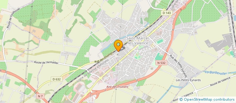 localisation de l'entreprise MONSIEUR SOPHIEN FREJ  SAINT-MARCEL-LES-VALENCE