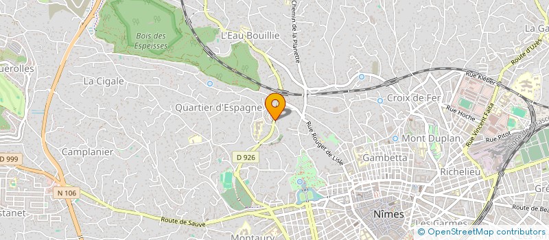 localisation de l'entreprise MONSIEUR SOPHIEN HALLACI  NIMES