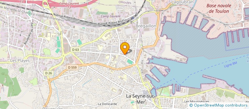 localisation de l'entreprise MONSIEUR SOPHIEN LAMOURI à LA SEYNE-SUR-MER