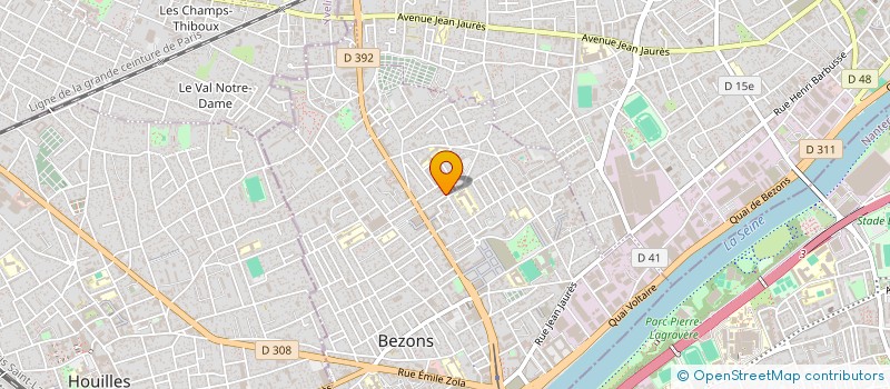 localisation de l'entreprise MONSIEUR SOPHIEN MOKHTARI à BEZONS