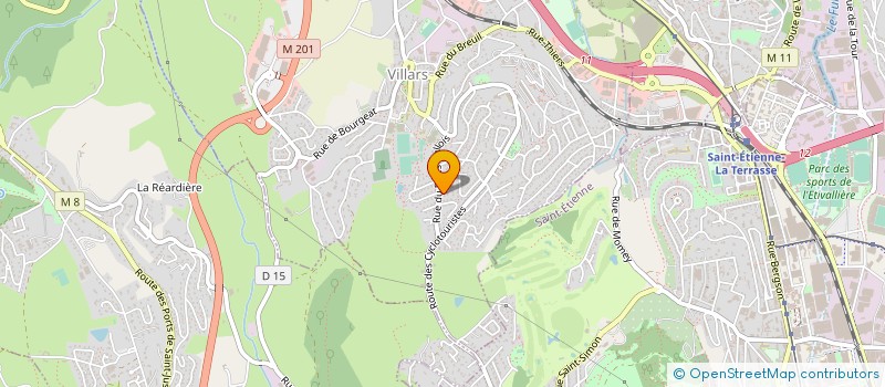 localisation de l'entreprise MONSIEUR SOPHIEN MOUHLI  SAINT-ETIENNE