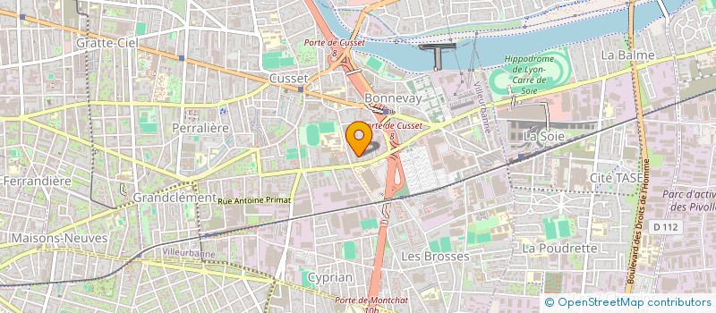 localisation de l'entreprise MONSIEUR SOPHIEN RASANDIMANANA  VILLEURBANNE