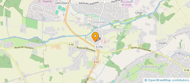localisation de l'entreprise MONSIEUR SOPHIEN ZOUAD à FONTENILLES