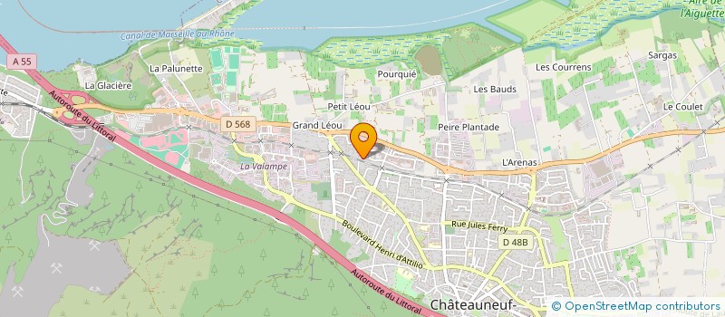 localisation de l'entreprise MONSIEUR SOPHIENNE CHENANE à CHATEAUNEUF-LES-MARTIGUES