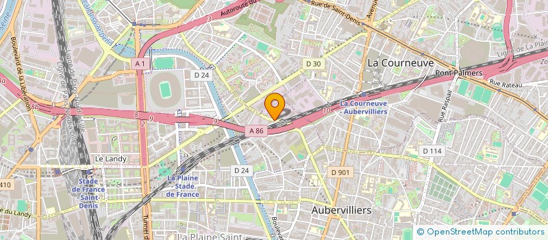localisation de l'entreprise MONSIEUR SORAN COVACI à AUBERVILLIERS