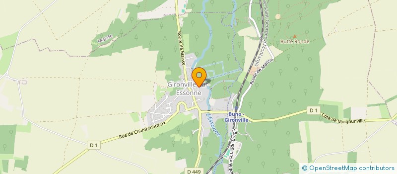 localisation de l'entreprise MONSIEUR SOREN PESQUIE  GIRONVILLE-SUR-ESSONNE