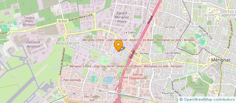 localisation de l'entreprise MONSIEUR SORIAN BOUTAHRI  MERIGNAC