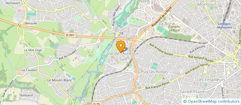 localisation de l'entreprise MONSIEUR SORIBA DABO à LIMOGES