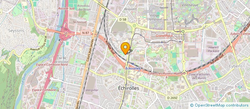 localisation de l'entreprise MONSIEUR SORIBA DIABY à ECHIROLLES