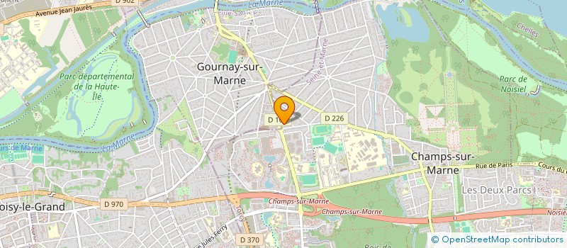 localisation de l'entreprise MONSIEUR SORIBA DIABY  CHAMPS-SUR-MARNE