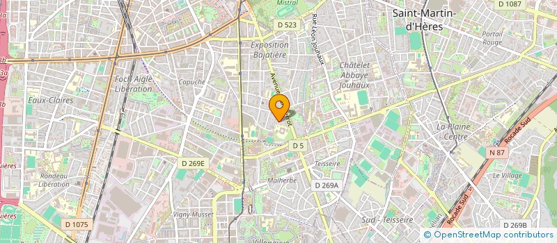 localisation de l'entreprise MONSIEUR SORIBA DIABY à GRENOBLE