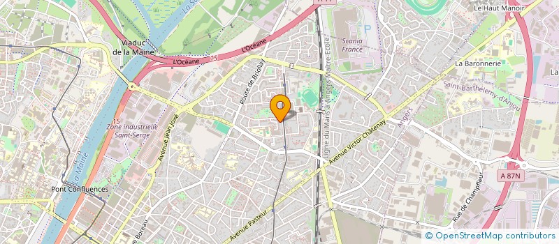 localisation de l'entreprise MONSIEUR SORIBA FOFANA à ANGERS